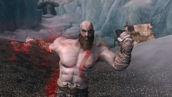 Leviathan Axe Realized And Kratos Follower 日本語化対応 武器 防具セット Skyrim Special Edition Mod データベース Mod紹介 まとめサイト