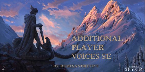 skyrim player character voice mod