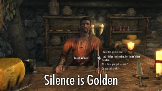 Silence Is Golden クエスト Skyrim Special Edition Mod データベース Mod紹介 まとめサイト