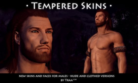 Tempered Skins For Males Vanilla And Sos Versions モデル・テクスチャ Skyrim