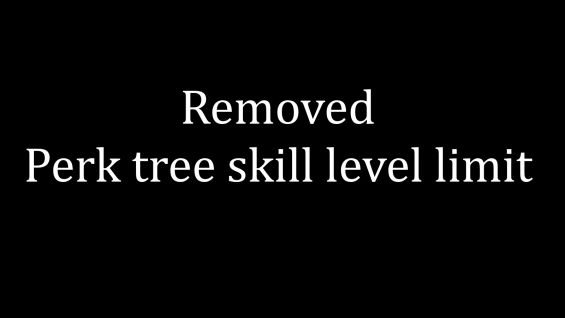 Removed Perk Tree Skill Level Limit Skyrim Special Edition Mod   1673536664 