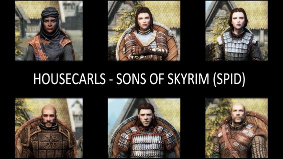 Housecarls Sons Of Skyrim Spid 鎧・アーマー Skyrim Special Edition Mod データベース Mod紹介・まとめサイト