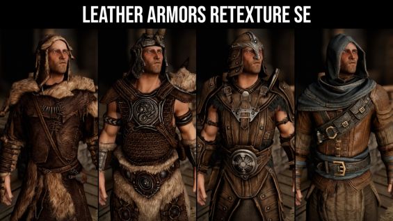 Leather Armors Retexture SE Skyrim Special Edition Mod   1682760384 