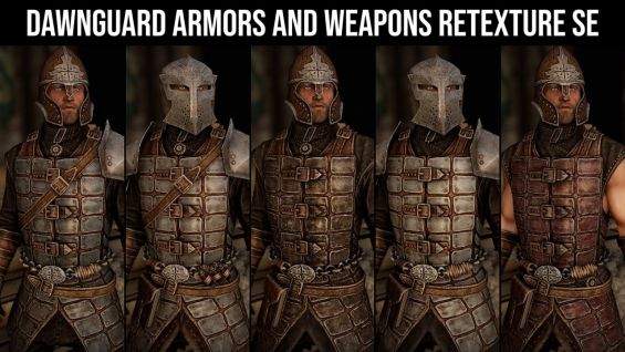 Dawnguard Armors And Weapons Retexture SE Skyrim Special   1685060277 