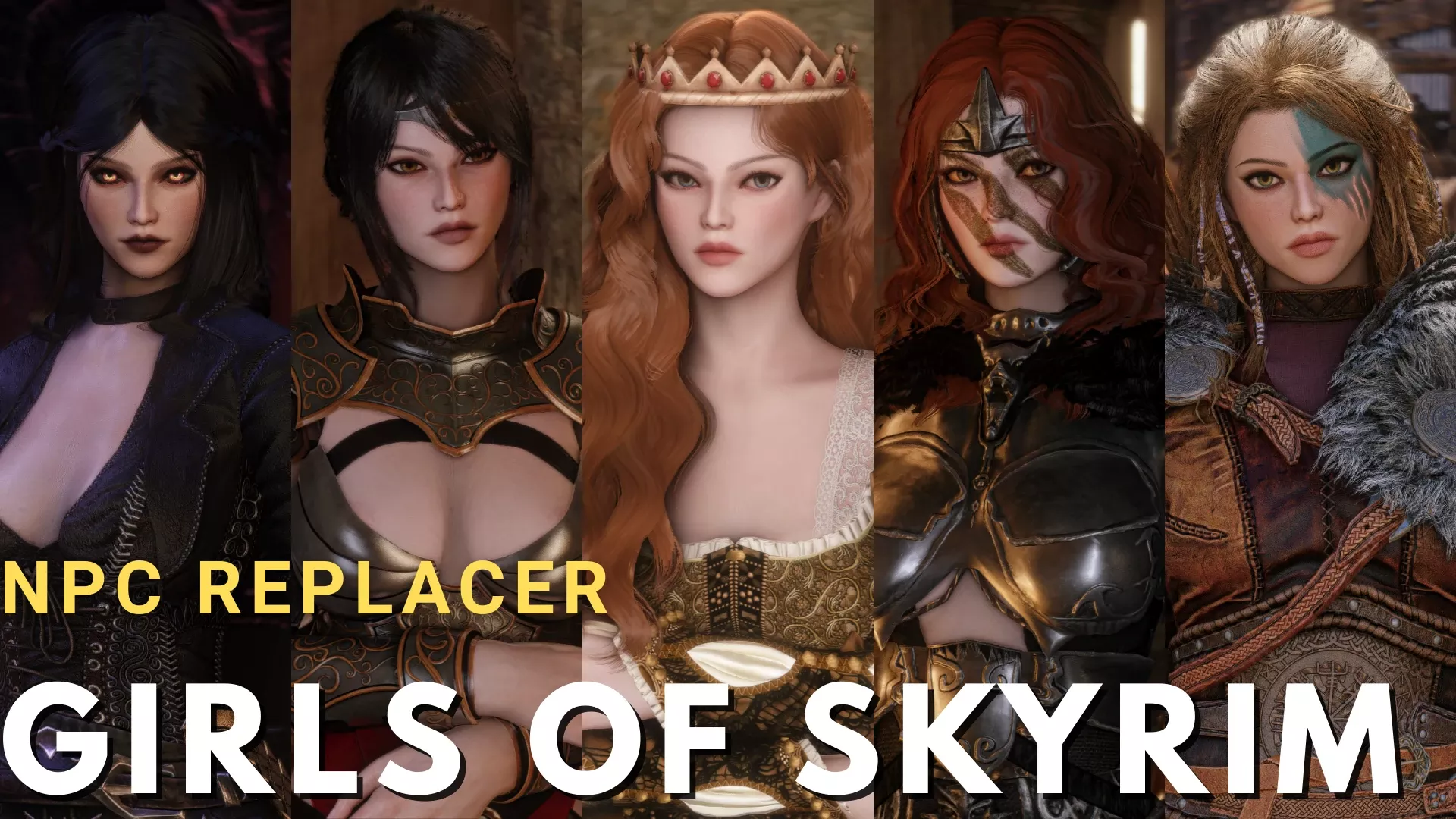 Girls of Skyrim Npc replacer Skypatcher NPC - Skyrim Special Edition Mod  データベース MOD紹介・まとめサイト