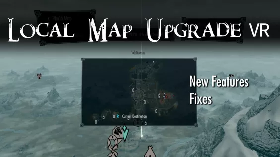 Map: Vr Visual Local Map Upgrade VR VR - Skyrim Special Edition Mod データベース MOD紹介・まとめサイト