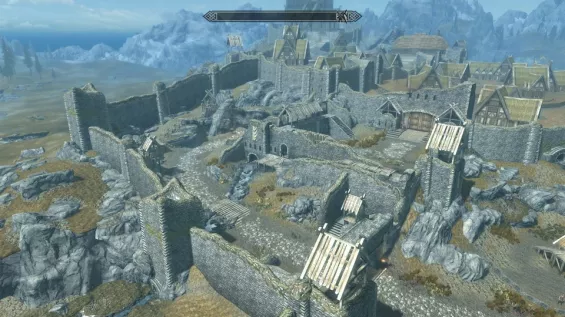 Whiterun gates and walls restored 場所 - バニラ - Skyrim
