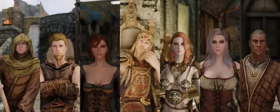 スカイリム　ホワイトラン　レプリカセット Whiterun Road Replacer - [PS4]Skyrim MOD